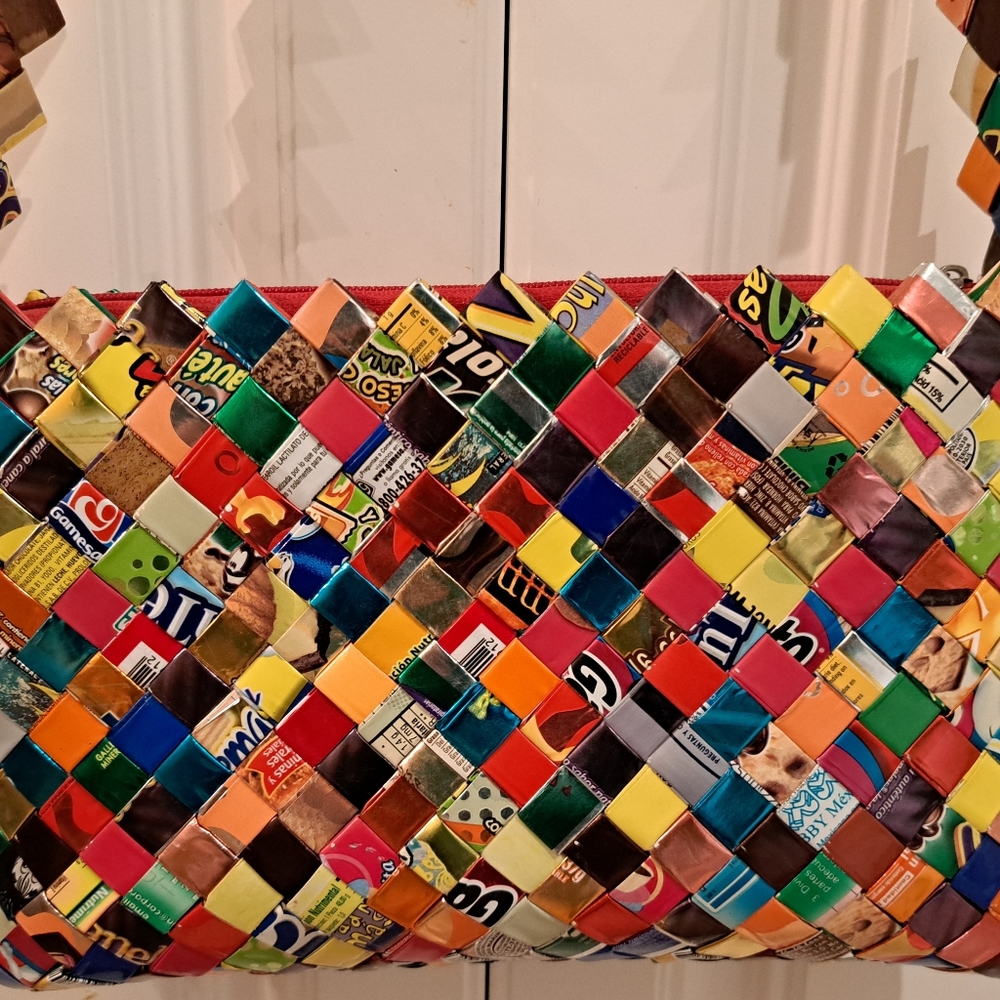 Candy wrapper purse